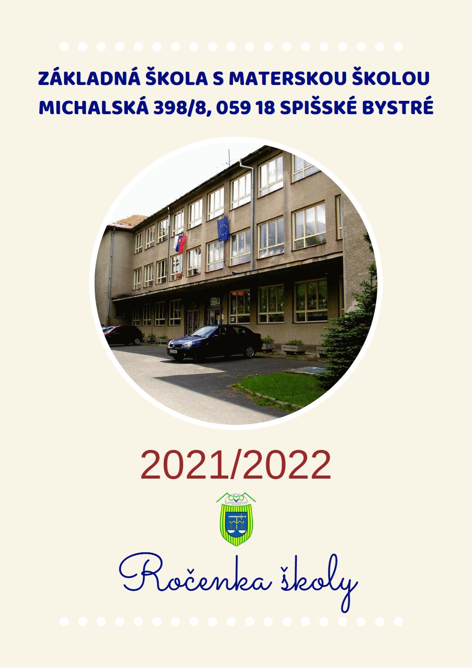 Obálka Ročenka školy 2021/2022